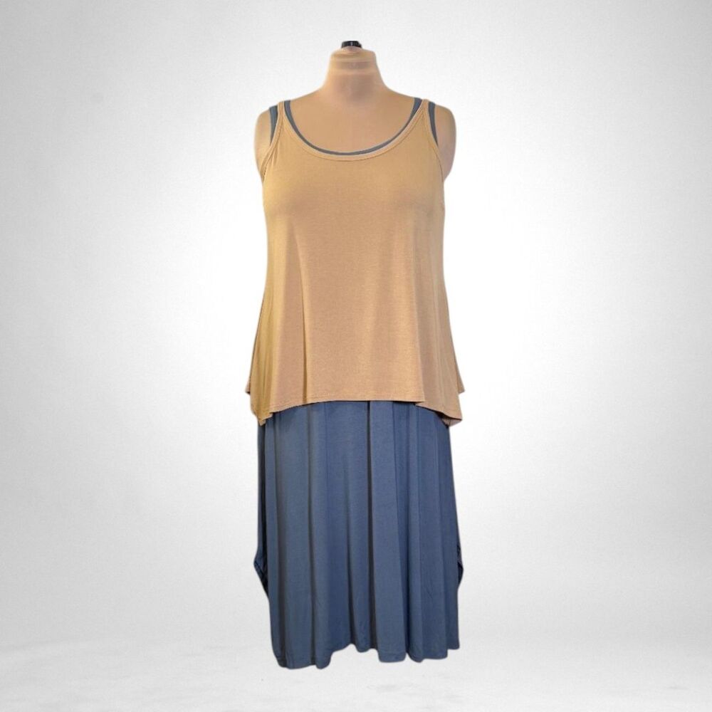 LOGO By Lori Goldstein 2-Piece Knit Dress, NWOT! Size XL